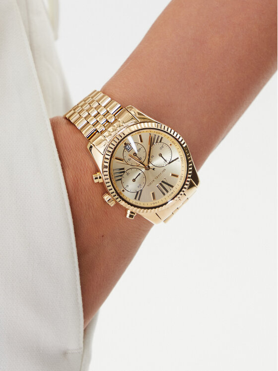 Michael Kors Michael Kors Sat Lexington MK7378 Zlatna