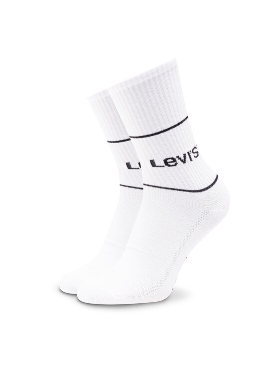 Levi's® Levi's® Set 2 parov nisex visokih nogavic u 701210567 Bela