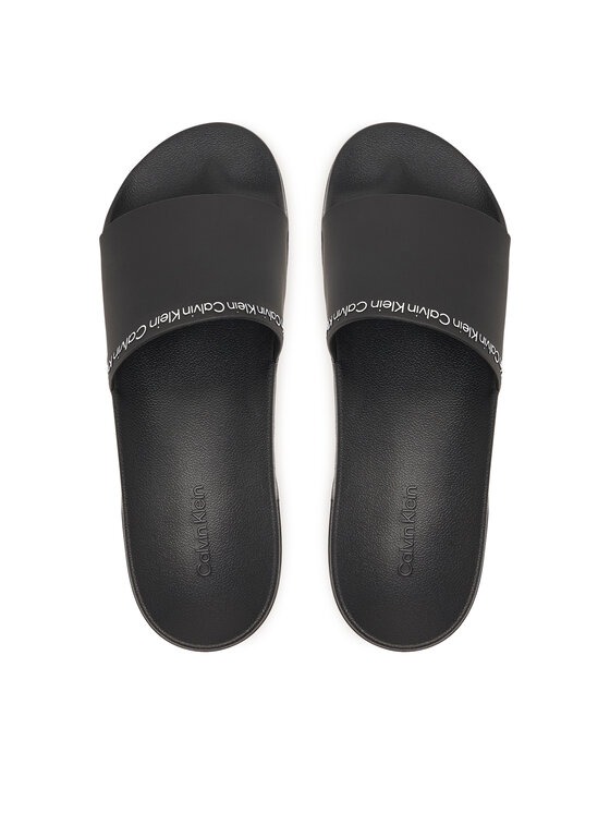 Calvin Klein Calvin Klein Чехли Ess Slide Institutional Cv HM0HM02108 Черен