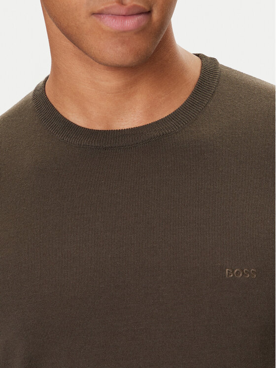 BOSS BOSS Džemperis Botto-L 50476364 Zaļš Regular Fit