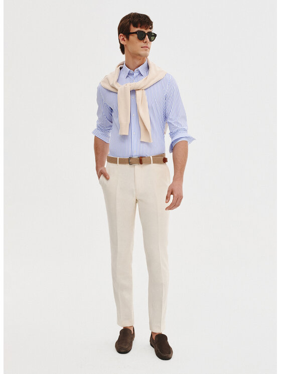 Pako Lorente Pako Lorente Koszula P25SF-1X-029 Niebieski Slim Fit