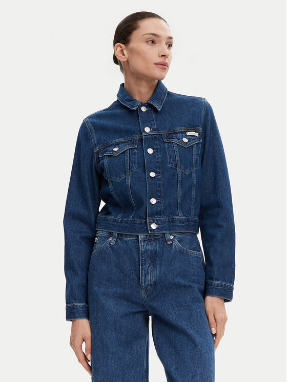 Calvin Klein Jeans Calvin Klein Jeans Farmer kabát 90's J20J225183 Kék Regular Fit