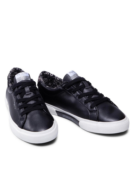 Pepe Jeans Pepe Jeans Sneakersy Kenton Plain PLS31235 Čierna