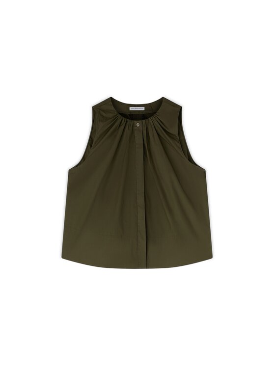 Motivi Motivi Camicia 5034Q001043N035 Verde Boxy Fit