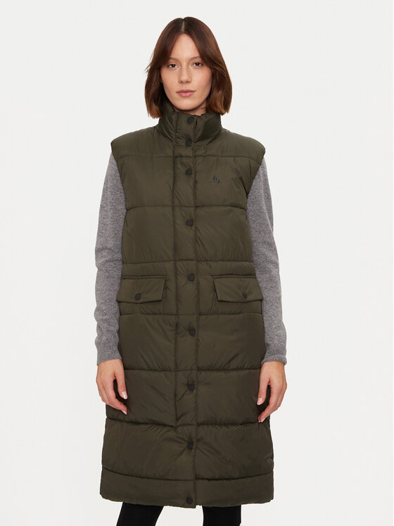 Whistler Whistler Vestă Amaretto W Long Puffer W234602 Verde Regular Fit