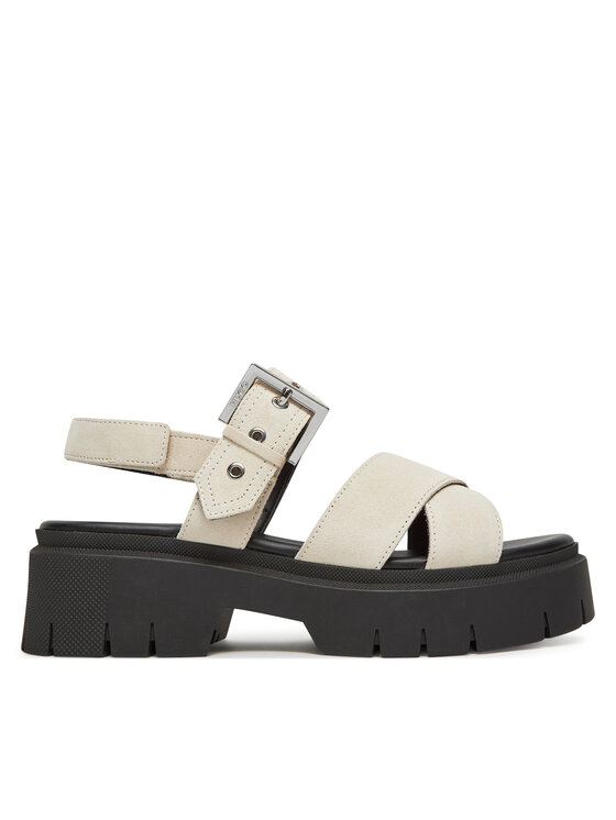 HUGO HUGO Szandál Kris_Sandal_BKSD 50541753 Ekru
