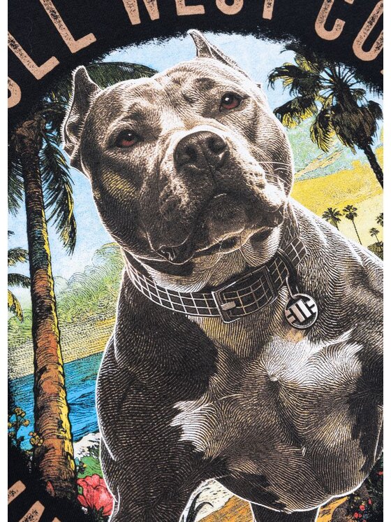 PITBULL PITBULL T-Shirt BEACH BOY Czarny Regular Fit