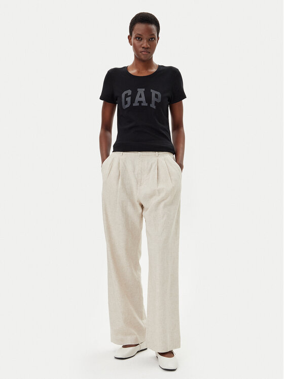 Gap Gap T-Shirt 729555-06 Czarny Regular Fit