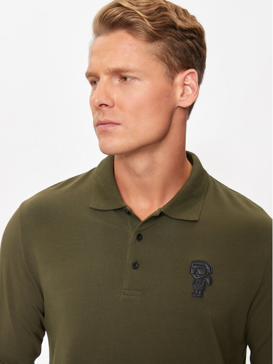 KARL LAGERFELD KARL LAGERFELD Polo majica 745025 544221 Zelena Regular Fit
