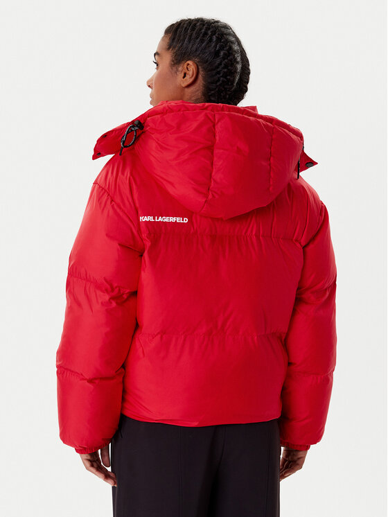 KARL LAGERFELD KARL LAGERFELD Télikabát A3W15020 Piros Regular Fit