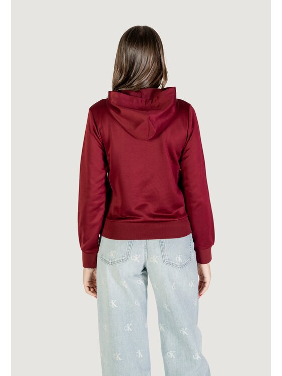 Calvin Klein Calvin Klein Felpa LS HGH SHN FRNCH TRR Bordeaux Casual Fit