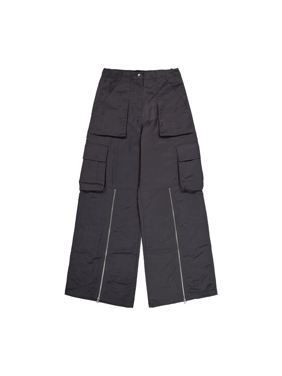 Alpha Industries Spodnie cargo, rozmiar XS Szare, Zipped Leg Cargo Pant Women