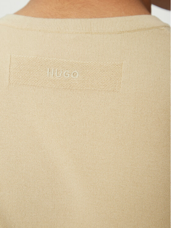 HUGO HUGO Sveter San Cody 50532074 Béžová Slim Fit