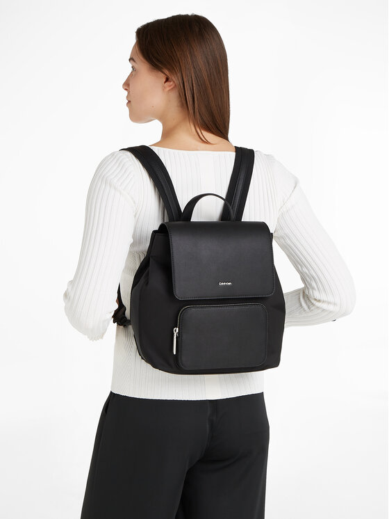 Calvin Klein Calvin Klein Rucsac Ck Must Campus Backpack-Nylon K60K611538 Negru