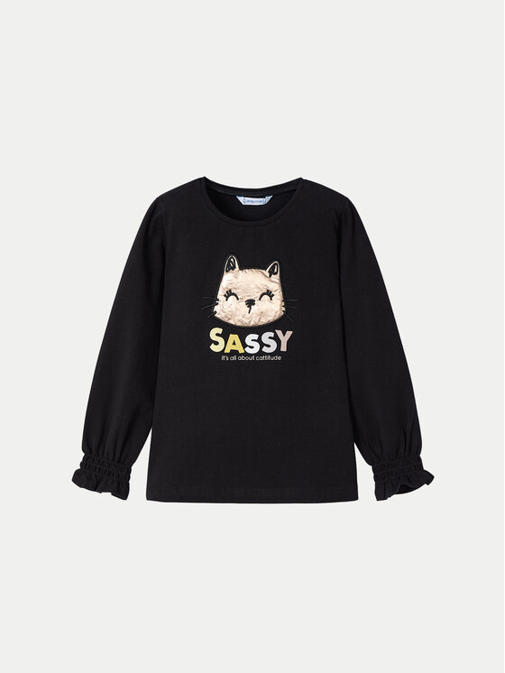 Mayoral Mayoral Palaidinė 4071 Juoda Regular Fit