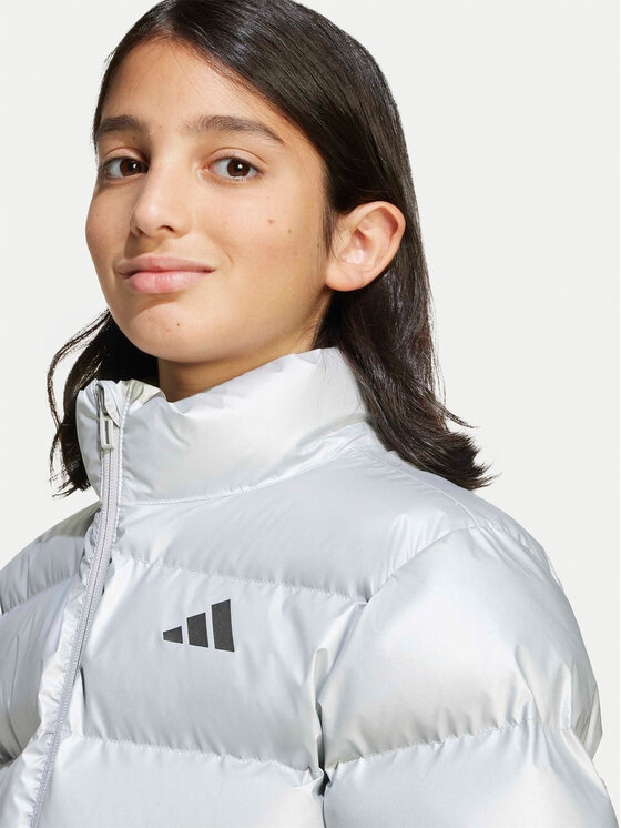 adidas adidas Zimska jakna Glam JM1670 Siva Regular Fit