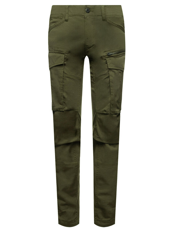 G-Star Raw G-Star Raw Spodnie materiałowe Rovic D02190-5126-6059 Zielony Tapered Fit