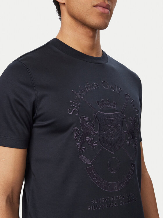 Tommy Hilfiger Tommy Hilfiger T-Shirt MW0MW42373 Σκούρο μπλε Regular Fit