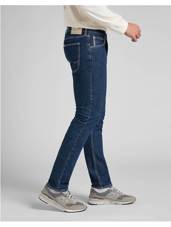 Lee Lee Jeansy LUKE Niebieski Slim Fit