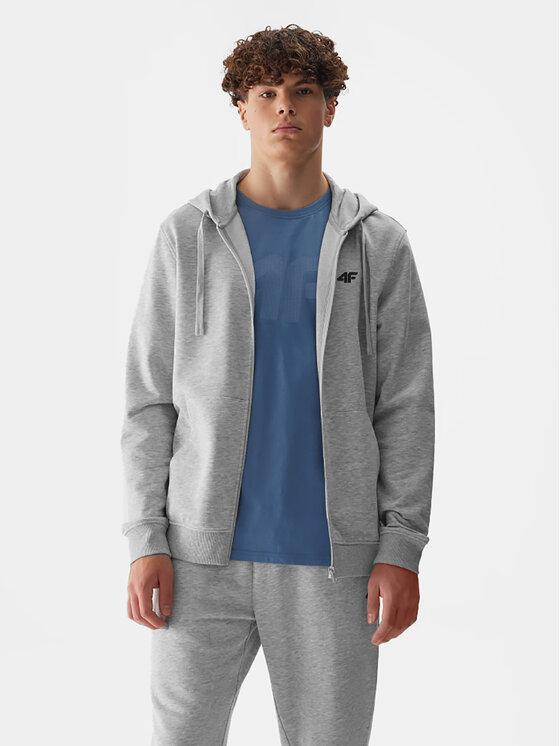 4F 4F Felpa 4FWSS24TSWSM0951 Grigio Regular Fit