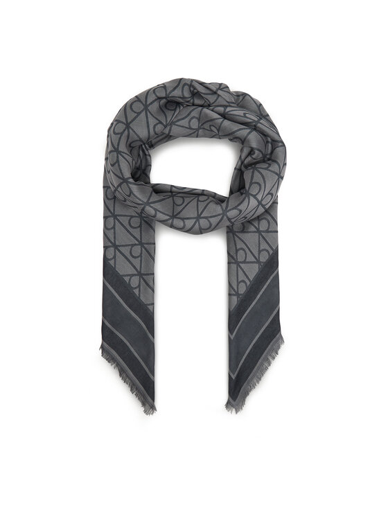 Calvin Klein Calvin Klein Šál/Šatka Emblem Aop Jacquard Square Scarf LV04F8080G Čierna