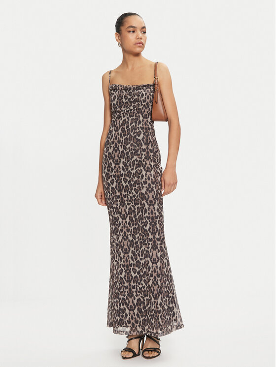 Gina Tricot Gina Tricot Kasdieninė suknelė 24060 Ruda Slim Fit