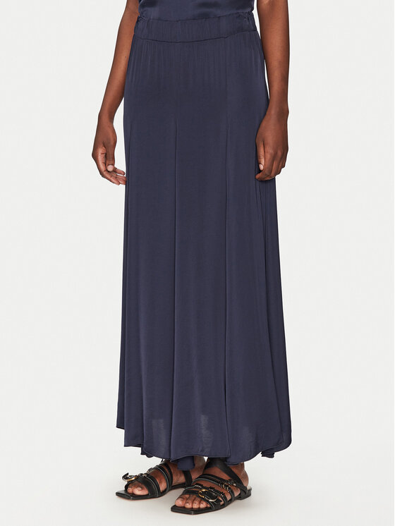 ViCOLO ViCOLO Fustă maxi TD0004 Bleumarin Regular Fit