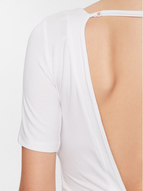 Guess Guess Blusa W3GI28 K68D2 Bianco Boxy Fit