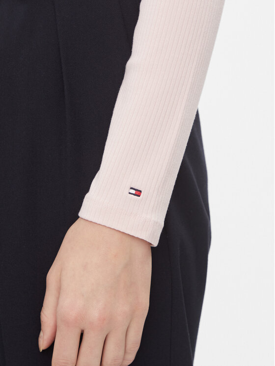 Tommy Hilfiger Tommy Hilfiger Majica WW0WW41654 Ružičasta Slim Fit