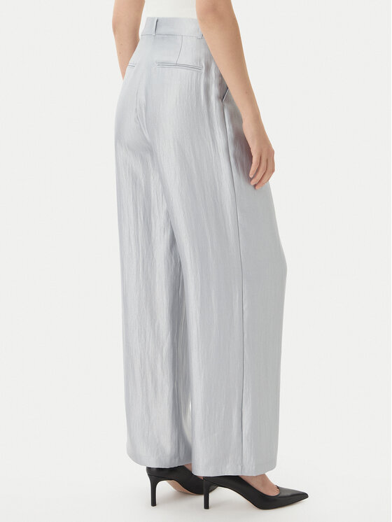 Eleh Eleh Kalhoty z materiálu SS260403 Světle modrá Relaxed Fit