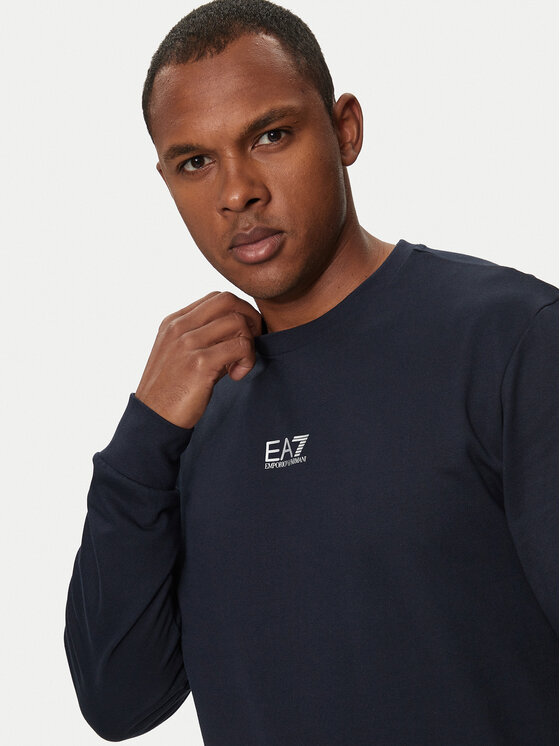 EA7 Emporio Armani EA7 Emporio Armani Bluza 8NPM30 PJVRZ 0562 Granatowy Regular Fit