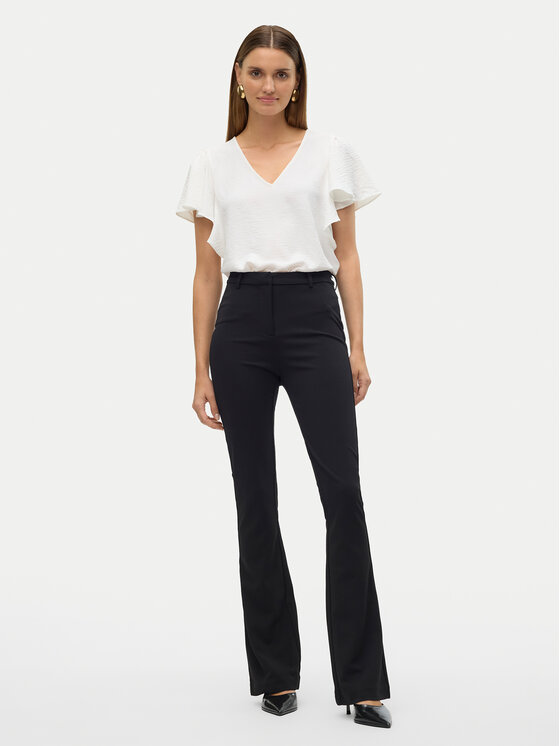 Vero Moda Vero Moda Hlače Vmamira 10250284 Crna Regular Fit