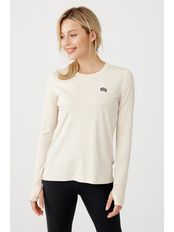 ROUGH RADICAL ROUGH RADICAL Maglietta tecnica FUN LS Beige Regular Fit