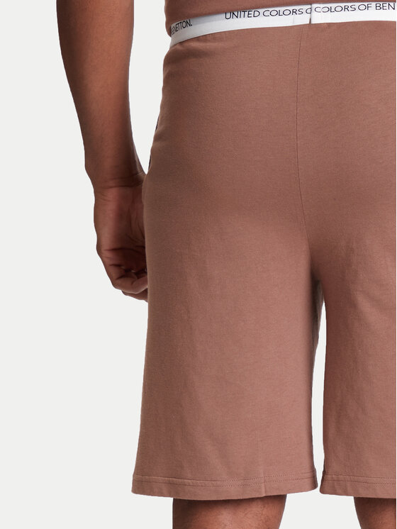 United Colors Of Benetton United Colors Of Benetton Pyžamové šortky 30964900D Béžová Regular Fit