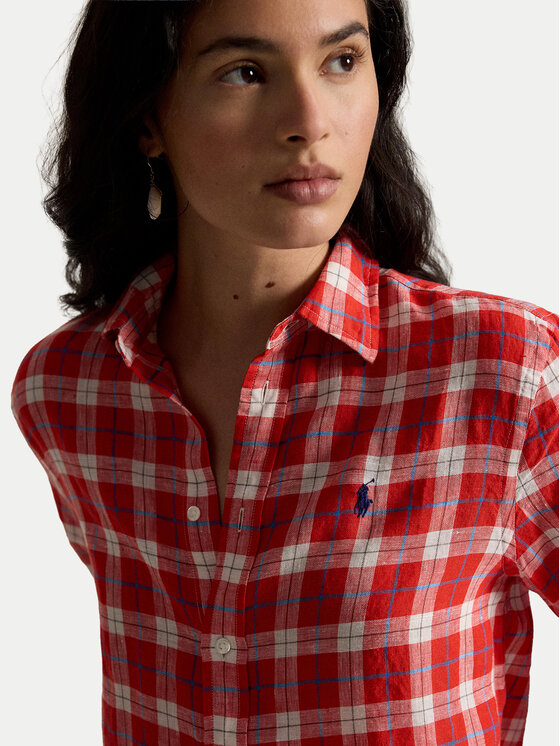 Polo Ralph Lauren Polo Ralph Lauren Srajca 211970733500 Rdeča Classic Fit