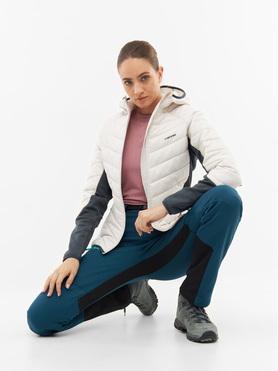 Viking Viking Kurtka przejściowa Kurtka Becky Warm Pro Polartec Primaloft Biały Regular Fit