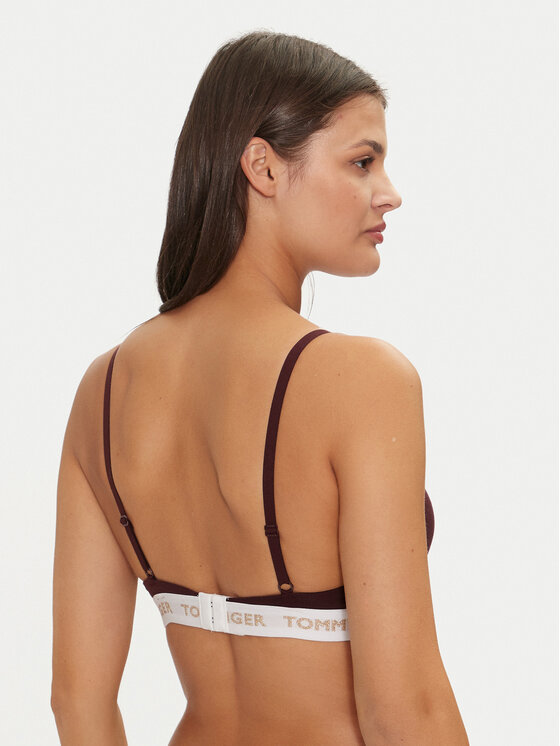 Tommy Hilfiger Tommy Hilfiger Trikotni nedrček UW0UW05651 Bordo rdeča