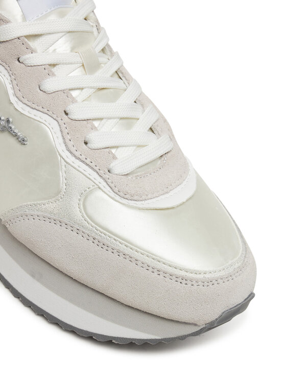Pepe Jeans Pepe Jeans Сникърси Rusper Shine PLS60033 Бял