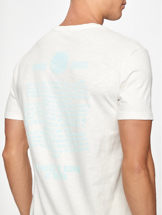 United Colors Of Benetton United Colors Of Benetton T-krekls 3F98U1092 Écru Regular Fit