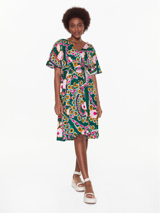 Weekend Max Mara Weekend Max Mara Vsakodnevna obleka Dizzy 23562106 Zelena Regular Fit