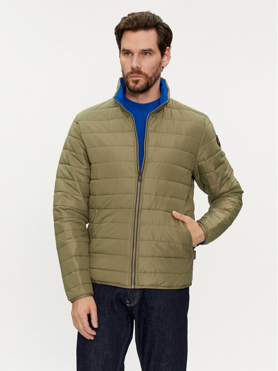 Napapijri Geacă din puf Acalmar 6 NP0A4H1Y Verde Regular Fit