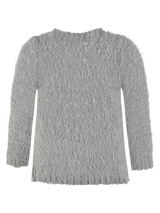 Kanz Kanz Sweter 1726819-8210 Szary Basic Fit