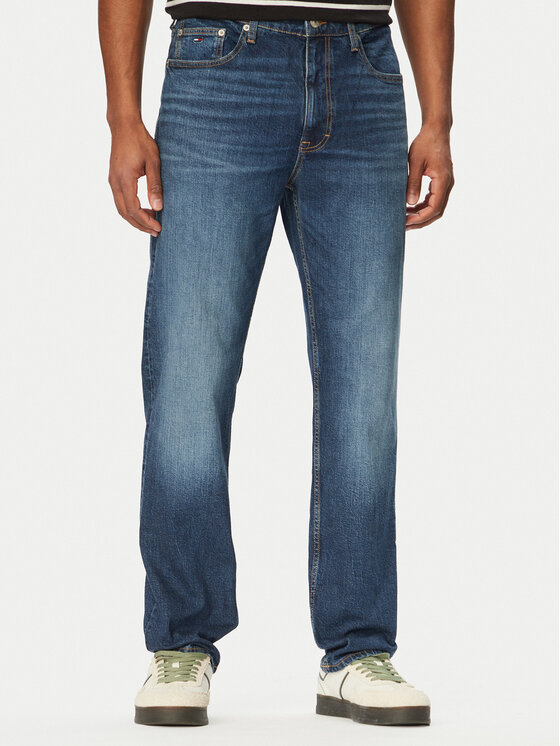 Tommy Jeans Blugi Arlo DM0DM22921 Bleumarin Straight Fit
