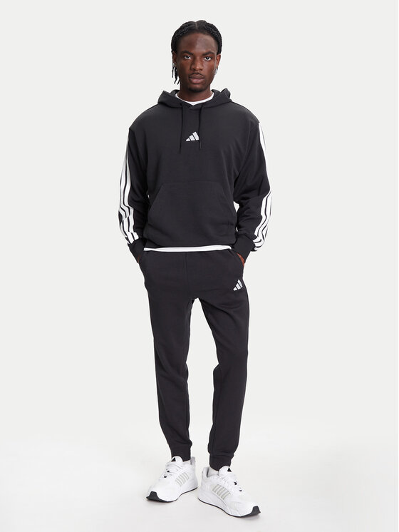 adidas adidas Μπλούζα Essentials 3-Stripes JD1874 Μαύρο Regular Fit