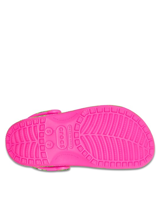 Crocs Crocs Чехли Classic Hyper Real Clog 208343 Цветен