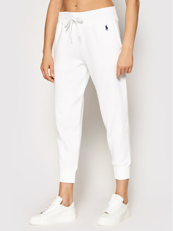 Polo Ralph Lauren Pantaloni da tuta Akl 211794397002 Bianco Regular Fit, taglia : XL