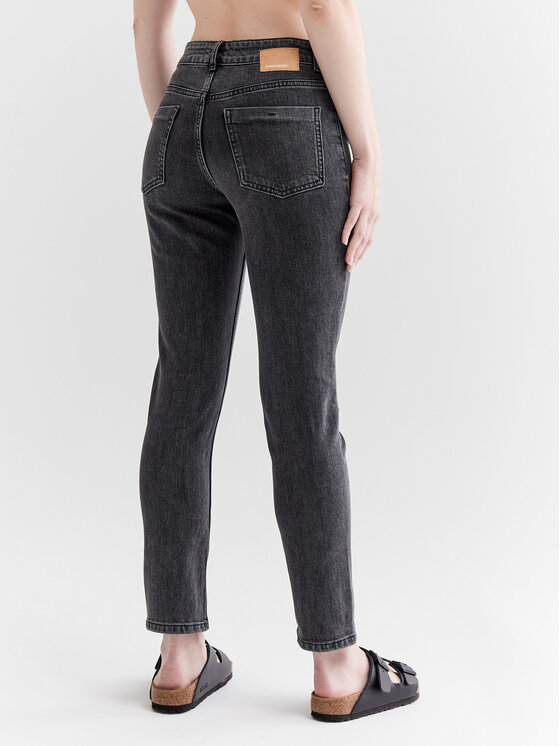 Americanos Americanos Džinsi Boston Melns Slim Leg