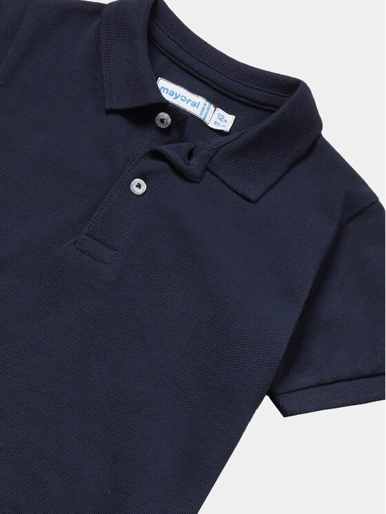 Mayoral Mayoral Polo 102 Granatowy Regular Fit