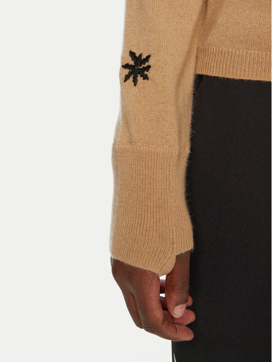 Rossignol Rossignol Sweater Lina RLNWO09 Bézs Regular Fit