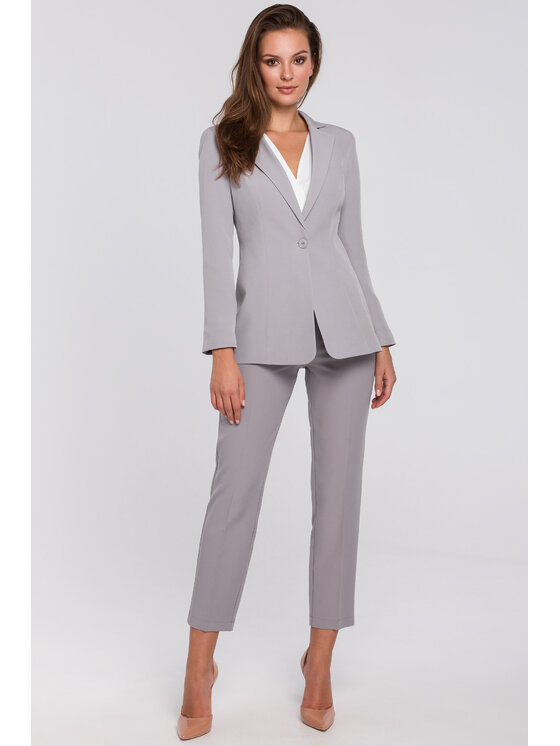 Makover Makover Sako K036 Šedá Regular Fit